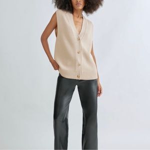 Babaton Merino Wool sweater vest, size small